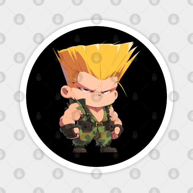 Street Fighter Guile Art Magnet by peculiarbutcute